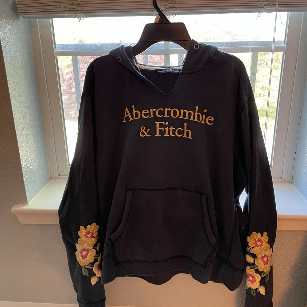 Abercrombie Women’s Embroidered Hoodie